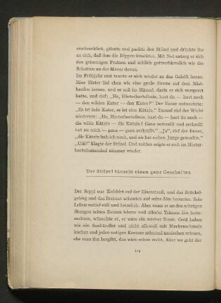 Der Stilzel täuscht einen ganz Gescheiten