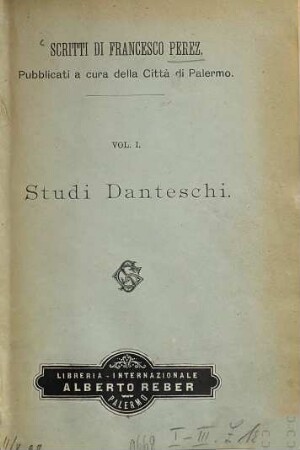 Scritti : Pubblicati a cura della Città di Palermo, 1