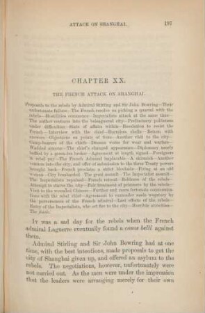 Chapter XX. The French attack on Shanghai