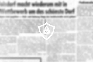 Hoisdorf macht wiederum mit in dem Wettbewerb um das schönste Dorf