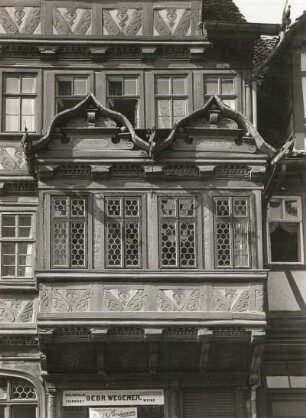 Bad Sooden-Allendorf : Fachwerkhaus, Kirchstraße in Allendorf 11, Erker