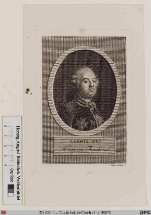 Bildnis Ludwig (Louis Auguste) XVI., König von Frankreich (reg. 1774-92)