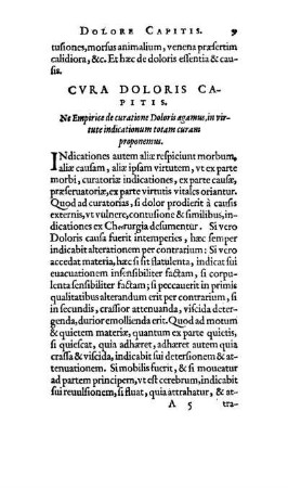 Cvra Doloris Capitis.