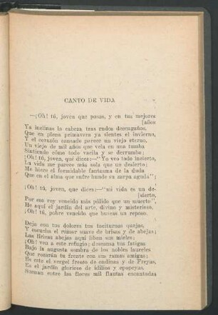 Canto de vida