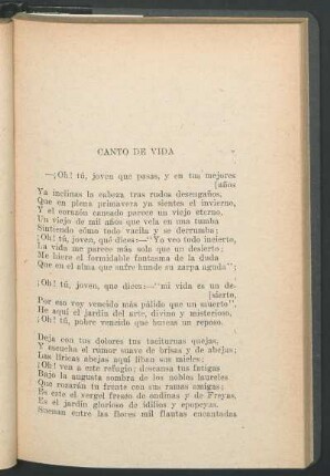 Canto de vida