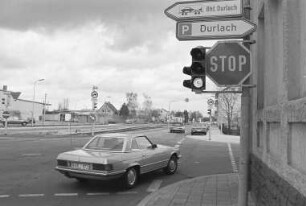 Inbetriebnahme der neuen Ampelanlage an der Kreuzung Pforzheimer Straße/Pfinzstraße in Durlach