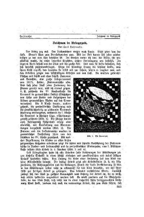 Zeichnen in Kriegszeit