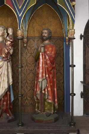 Dreikönigsaltar — Die Anbetung des Christuskinds durch die Heiligen Drei Könige — Melchior