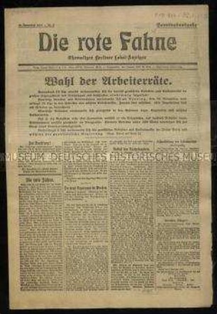 Sozialistische Zeitung. Jahrgang 1918