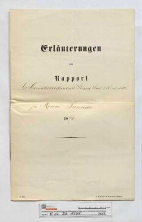 Militär-Rapporte
