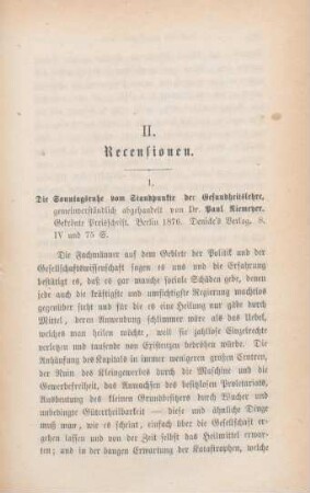 299-306 [Rezension] Niemeyer, Paul, Die Sonntagsruhe