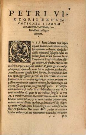 Explicationes suarum in Catonem, Varronem, Columellam Castigationum