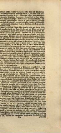 Einige Anmerckungen Uber den Von der Vortrefflichen Chur-Pfältzischen Gesandtschafft Zu Ende Octobris 1721. communicirten Extract Chur-Pfältzischen Religions-Commissions-Protocolli : Regensburg den 25. Novembris 1721.