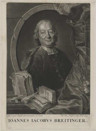 Bildnis des Ioannes Iacobvs Breitinger