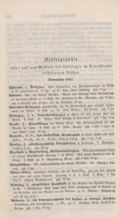 250-256 Bibliographie deutscher theologischer Bücher