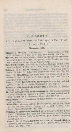 250-256 Bibliographie deutscher theologischer Bücher