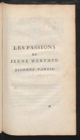 Les Passions Du Jeune Werther. Seconde Partie. - Lettre XL.