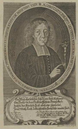 Bildnis des Christianus Philippus Leutwinus