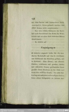 Vergnügungen