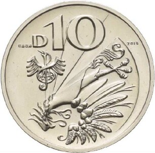 Künstlerprobe von Victor Huster für eine 10 Euro-Gedenkmünze auf Richard Wagner