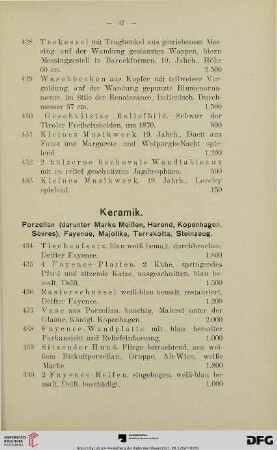 Keramik (Nr. 434-477)