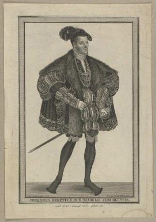 Bildnis des Johann Ernst, Herzog von Sachsen-Coburg