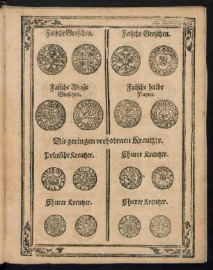 Die geringen verbotenen Kreutztr. [!]