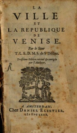 La ville et la république de Venise