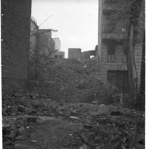 Negativ: Gelände, Bülowstraße 88, 1952