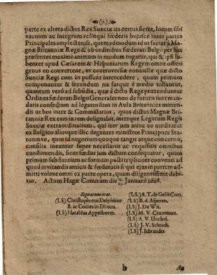 Epistola Gallica unitarum provinciarum Belgicarum ad regem (Galliae)
