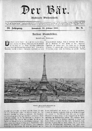 Sonnabend, 24. Februar 1900 Nr, 8