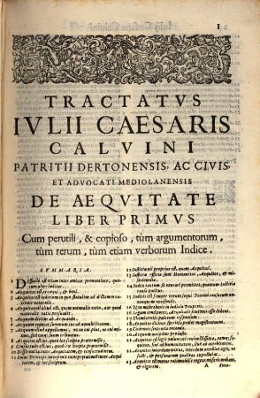 De Aequitate Tractatus novus, 1
