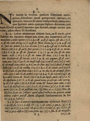 De Qvinqvennio Studii Juris