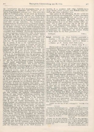 412-413 [Rezension] Graf, Chr. (Übers.), Zwingli. Abschnitte aus seinen Schriften ausgewählt