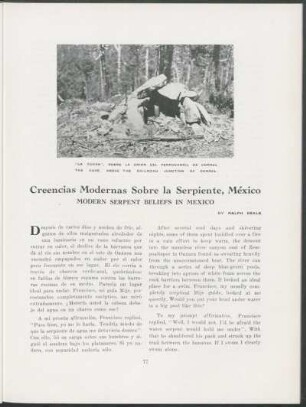 Creencias modernas sobre la serpiente, México