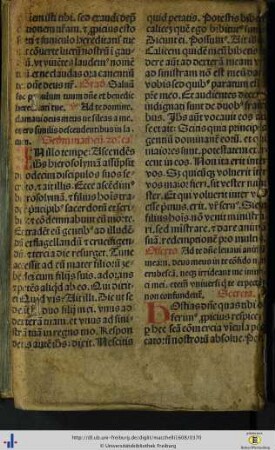 Deckel mit Bibeltext Mt 20 (Vulgata).