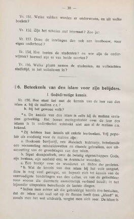 § 6. Beteekenis van den islam voor zijn belijders