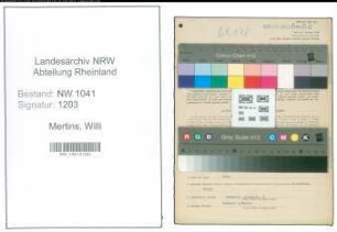Entnazifizierung Willi Mertins , geb. 11.02.1887 (Bahnhofswirt)