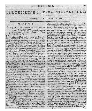 Michaelis, C. F.: Mittheilungen zur Beförderung der Humanität und des guten Geschmacks. Leipzig: Meissner 1800
