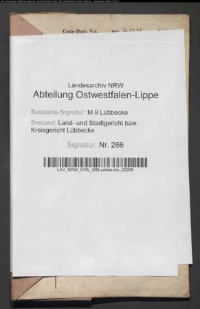 Erblasser: Blome, Engel Marie, geb. Schwarze: