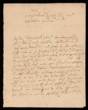 Brief von Gottfried Wilhelm Leibniz an Johann Dolaeus und Konrad Barthold Behrens