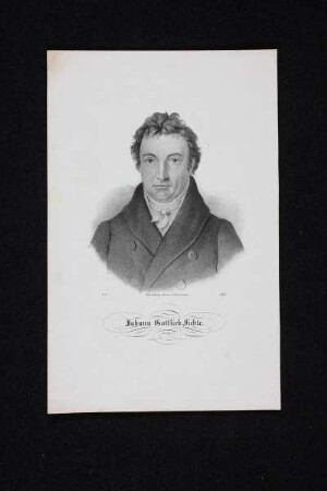 Bildnis des Johann Gottlieb Fichte