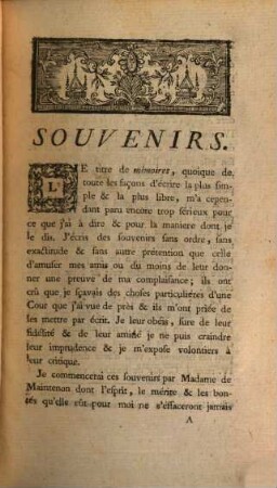 Les Souvenirs