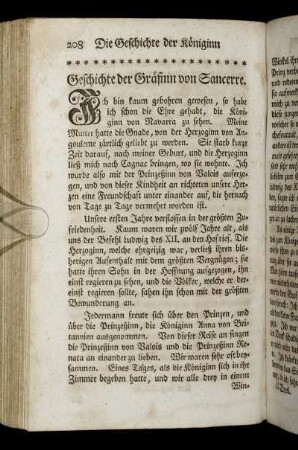 Geschichte der Gräfinn von Sancerre