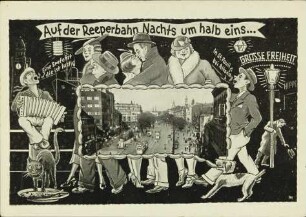 Auf der Reeperbahn Nachts um halb eins