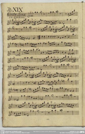 19. Anonymus, Contredanses, G-Dur