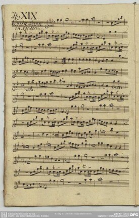 19. Anonymus, Contredanses, G-Dur