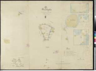 Übersichtsplan der militärfiskalischen Grundstücke der Festung. Inghptm. Zech 1873