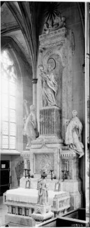 Salem Münster - Klosterkirche Maria Himmelfahrt Nördliches Seitenschiff, Westseite Laurentius-Altar von Johann Georg Dirr und Johann Georg Wieland 1766/93