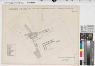 Soest (Soest) Neubau des Staatlichen Archigymnasiums Grundriß 2. Obergeschoß 1960 1 : 500 47 x 59 Zeichnung Hochbauamt Soest